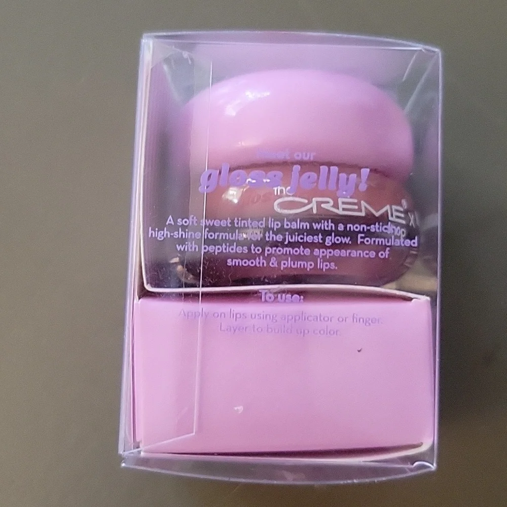 The Creme Shop × Hello Kitty Lip Gloss Jelly Tinted Peptide Apricot Sanrio NEW